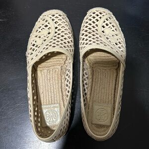 Tory Burch - Laser cut espadrilles - size 9